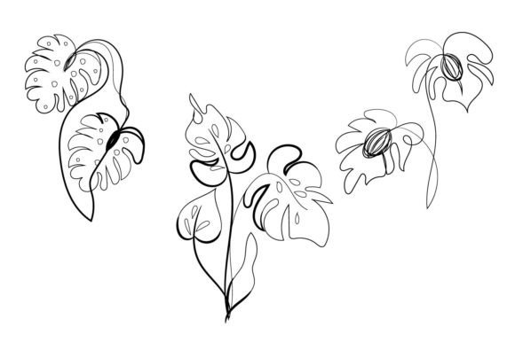Download Exotic Leaves Wildflower Design - Premium Resources