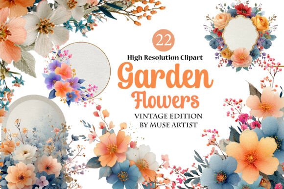 Download Garden Flowers Clipart - Garden flowers clipart Collection