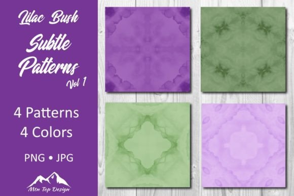 Download Spring Lilac Bush Subtle Pattern Papers - Spring lilac Collection